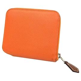 Cartera compacta de seda Azap de Hermès