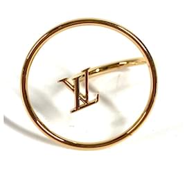 Bague Louis Vuitton avec anneau en métal doré