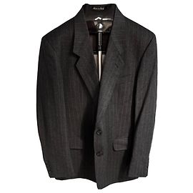 Christian Dior Monsieur Blazer / Herren IT48 – 100% Schurwolle / Grau Nadelstreifen
