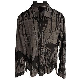 Camisa John Galliano Estampado Periódico Gazette