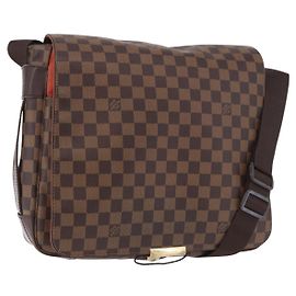 LOUIS VUITTON Borsa a tracolla Damier Ebene Bastille N45258 LV Auth 189380