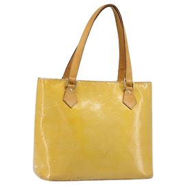 LOUIS VUITTON Borsa Monogram Vernis Houston Gris M91053 LV Auth BA13534
