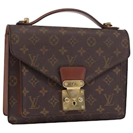 LOUIS VUITTON Monogram Monceau 26 Schultertasche M51187 LV Auth bs35663