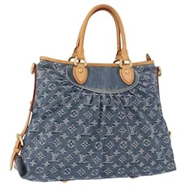 LOUIS VUITTON Borsa a Spalla Monogram Denim Neo Cabby GM Blu M95350 Auth 187960V