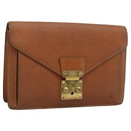 LOUIS VUITTON Epi Serie Dragonne Sac à main Zipangu Gold M52618 LV Auth BA13660