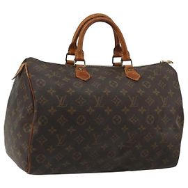 LOUIS VUITTON Borsa Monogram Speedy 35 M41524 LV Auth 188396A