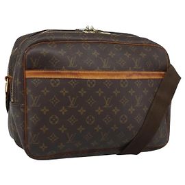 LOUIS VUITTON Borsa a Spalla Monogram Reporter GM M45252 LV Auth ka4939
