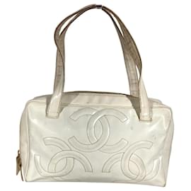 Borsa Tote CHANEL Vintage Logo Triple Coco CC Mark