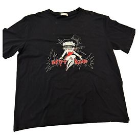 Saint Laurent T-shirt nera Betty Boop