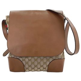 Borsa a tracolla Gucci marrone