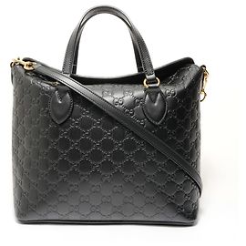Borsa a mano e a tracolla Gucci GG Shima in pelle