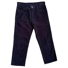 Visvim Giza Corduroy Wide Pants Schwarz - visvim