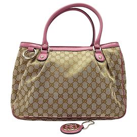 Borsa Tote Gucci Sukey beige