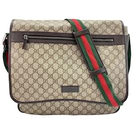 Borsa a tracolla Gucci marrone