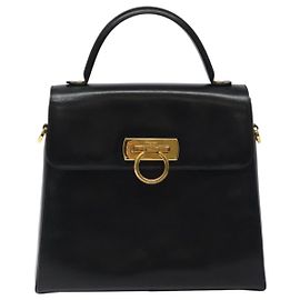 Salvatore Ferragamo Borsa a mano convertibile in pelle