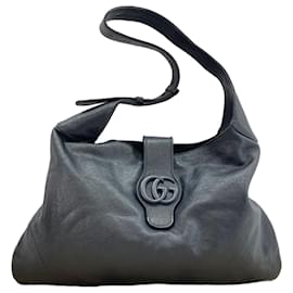 Borsa a tracolla nera Gucci