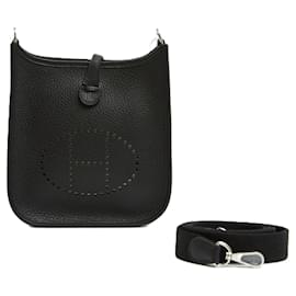 Hermès 2026 Sac Evelyne TPM Amazone Black Leather Shoulder Bag Hermes NIB