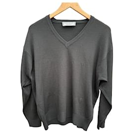 Yves Saint Laurent Pour Homme V-Ausschnitt Pullover aus Wolle