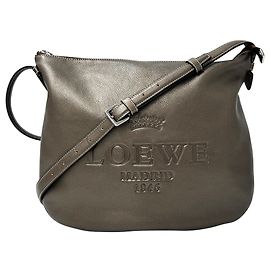 Bolsa de mão Loewe marrom metálica