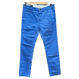 Jeans Gucci in cotone blu