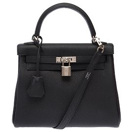 Hermès Borsa HERMES Kelly 25 in Pelle Nera - 103681