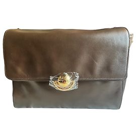 Borsa a tracolla Furla in pelle e camoscio marrone