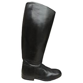 Autre Marque Vintage black leather riding boots