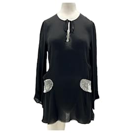 Kurzes Kleid mit Silberdetail - Joseph