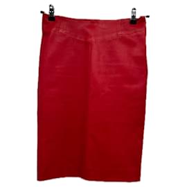 Gonna in pelle rossa Joseph