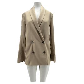 Autre Marque Blazer beige de viscosa LOULOU DE SAISON