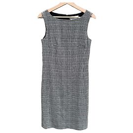 Max Mara Etuikleid aus Wollmischung Hahnentritt