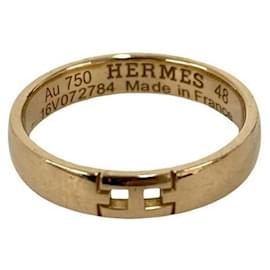 Bague Ever Hercules en or rose 18K Hermes - Hermès