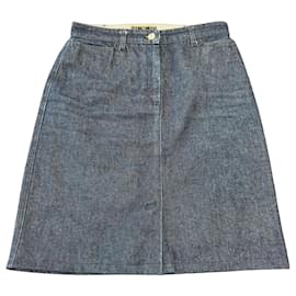 Fendi Jeans Gonna in Denim a Trapezio
