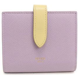 Céline Cartera bi-fold Celine en morado