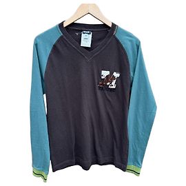 Dolce & Gabbana D&G Camiseta manga longa decote em V 'Maniac'