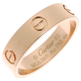 Cartier Bague Love Classic Band en or rose