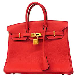 Borsa Hermes Birkin 25 in pelle Togo - Hermès