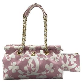 Borsa a tracolla Chanel Clover in Rosa
