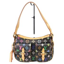 Borsa a tracolla Louis Vuitton Monogram Multicolor Noir Lodge PM