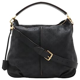 Louis Vuitton Black Monogram Mahina Selene MM
