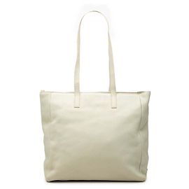 Tote Prada White Vitello Daino