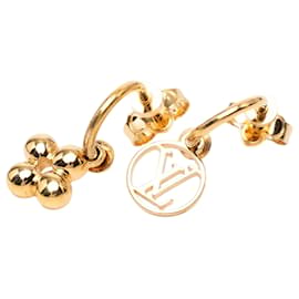 Orecchini Louis Vuitton Gold Gold Plated Blooming Push Back