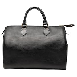 Louis Vuitton Black Epi Speedy 30