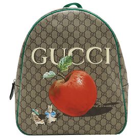 Gucci Beige Peter Rabbit Childrens GG Supreme Apple Backpack