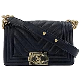 Borsa a Spalla Chanel Boy Small - Nero