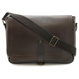 Borsa a tracolla Louis Vuitton Utah Line Coffee in pelle