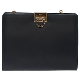 Salvatore Ferragamo Vintage Gancini Chain Pelle Small