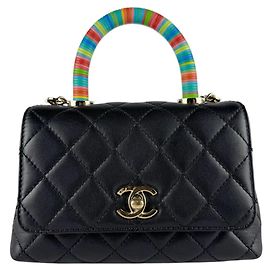 Borsa a mano/Borsa a tracolla in pelle Chanel XXS
