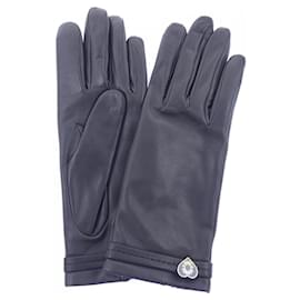 Guanti in agnello nero Hermès