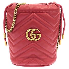 Gucci GG Marmont Schultertasche rot